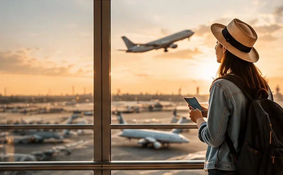 Travel specialists planning a journey